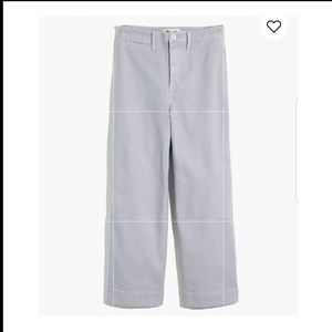 Madewell Emmet Curvy Wide Leg Crop Pants